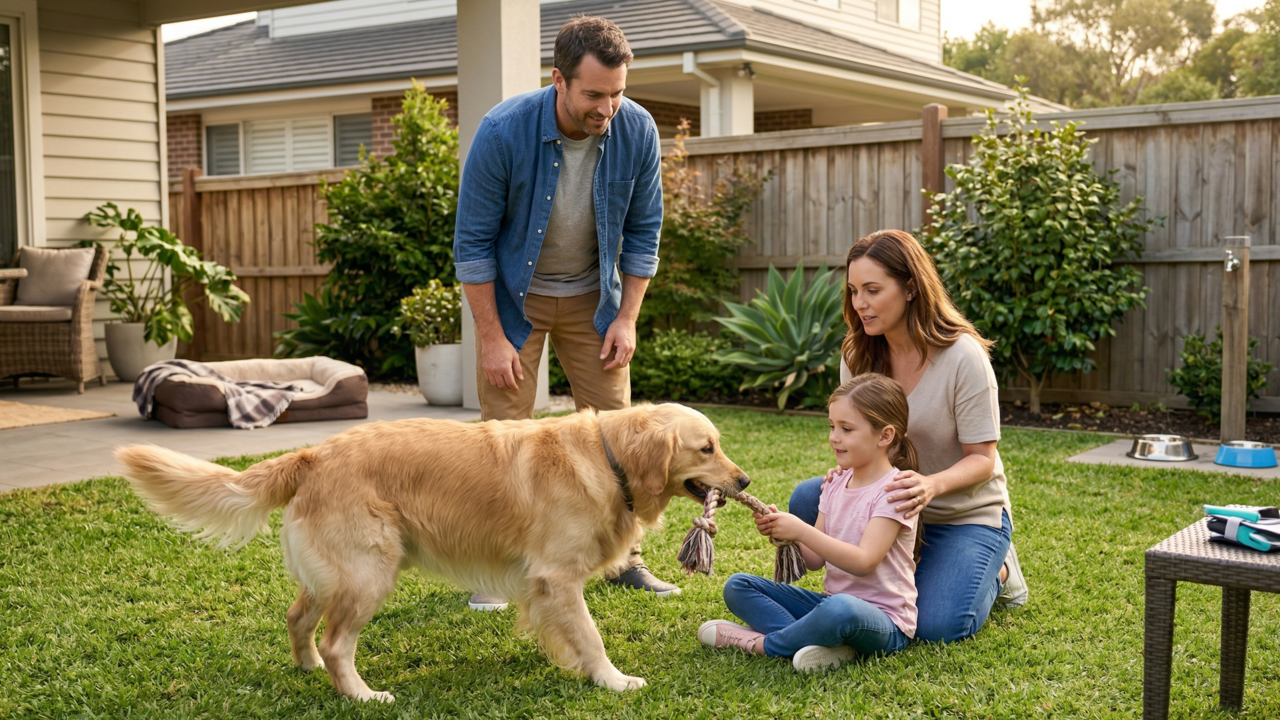 As raças de cães mais indicadas para conviver com crianças pequenas dentro de casa