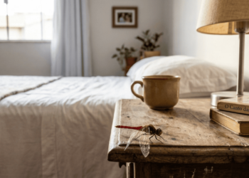 O que significa quando uma libélula aparece na mesa de cabeceira, segundo o Feng Shui