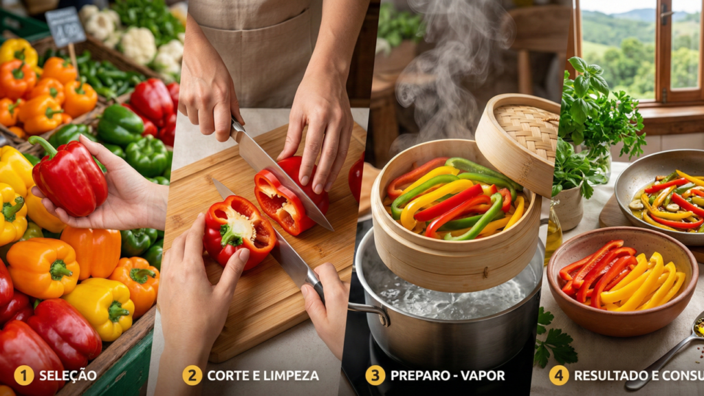 Como escolher e preparar pimentão corretamente para aproveitar todos os nutrientes