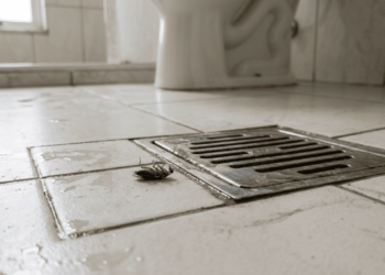 O que significa encontrar baratas pequenas com frequência na cozinha ou banheiro