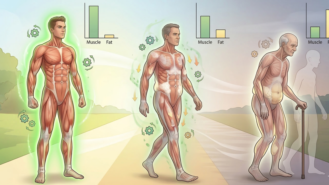 Com que idade o corpo começa a perder massa muscular, segundo a ciência
