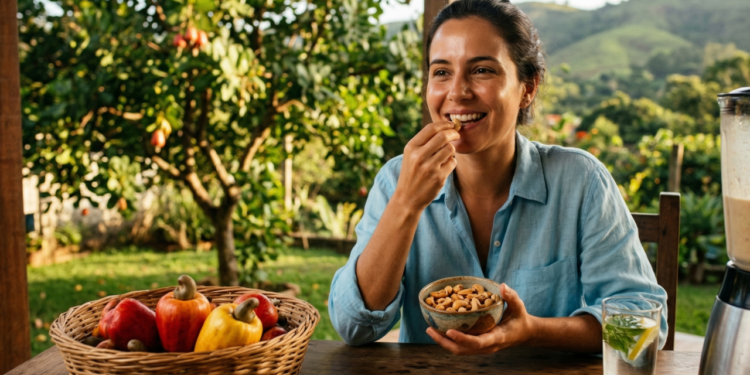O que acontece com o corpo ao incluir caju na rotina alimentar