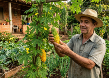 Sabor amargo que ajuda a controlar o açúcar no sangue e pode ser cultivado no quintal