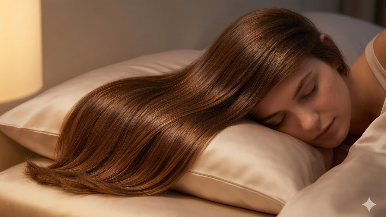Para que serve escovar o cabelo antes de dormir (não é apenas para desembaraçar)