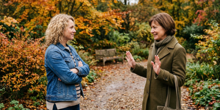 Qual é a expressão que pode encerrar uma conversa desconfortável sem criar clima ruim