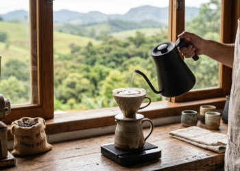 Barista profissional explica: “O café perfeito não vem de ferver a água, vem da temperatura ideal antes da extração”