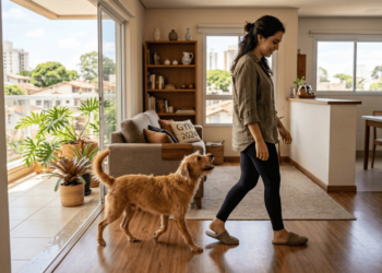 O que significa quando o cachorro segue o dono pela casa o tempo todo