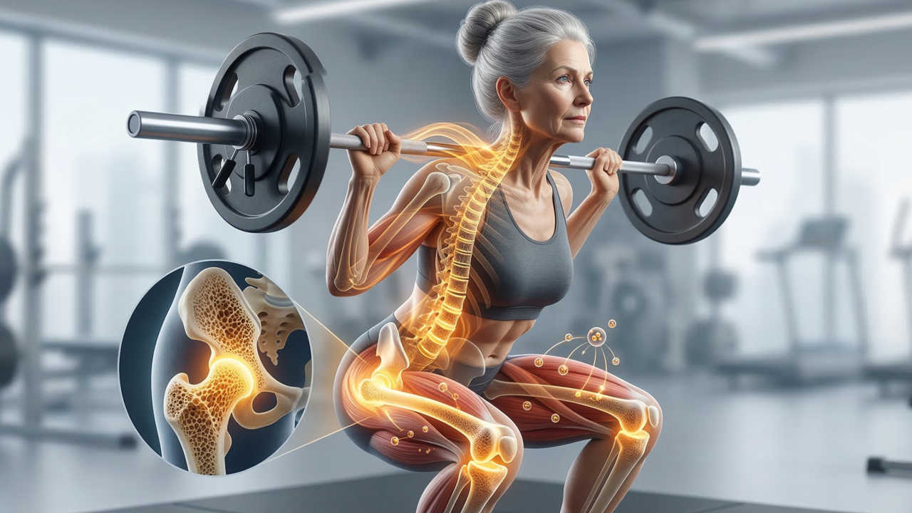 O único exercício de força que toda mulher com mais de 50 anos deve dominar para proteger os ossos