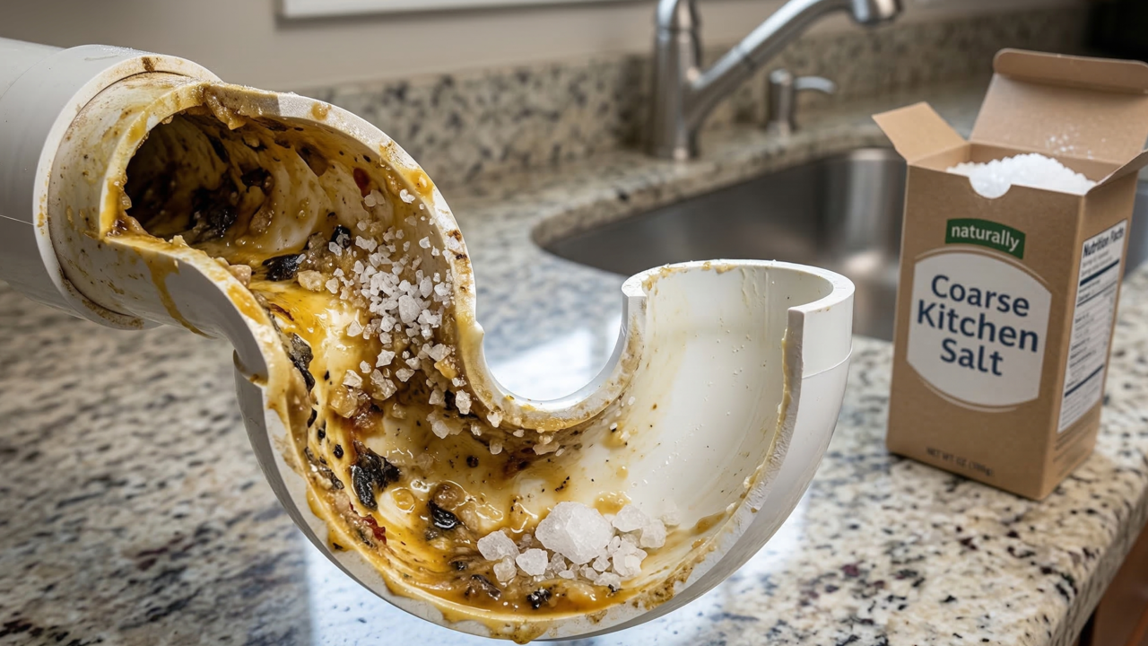 Poucos sabem para que serve colocar sal na pia da cozinha antes de dormir