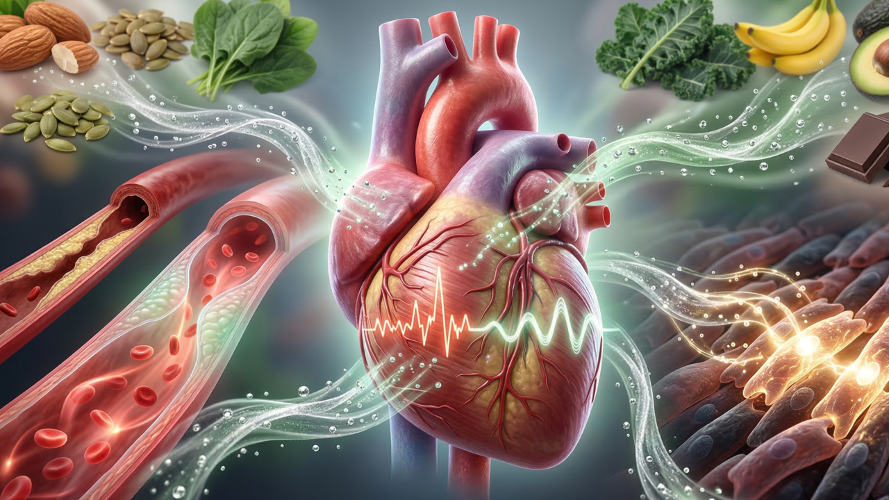 Os 4 tipos de alimentos ricos em magnésio ideais para quem quer cuidar do coração e fáceis de incluir nas refeições