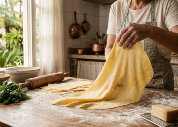 Chefs italianos concordam, a melhor massa para fazer lasanha perfeita em casa é a fresca e fina