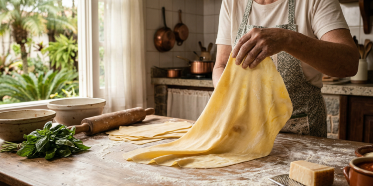 Chefs italianos concordam, a melhor massa para fazer lasanha perfeita em casa é a fresca e fina