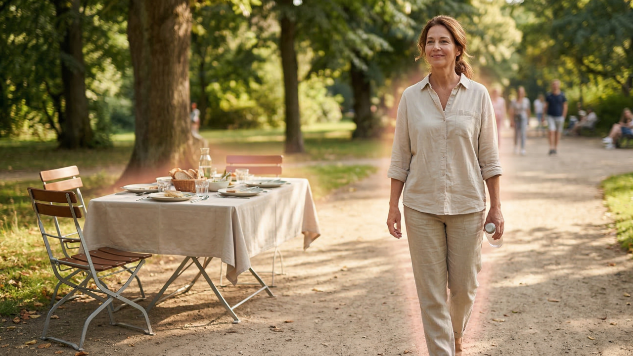 O melhor horário para caminhar todos os dias para melhorar o controle da glicose