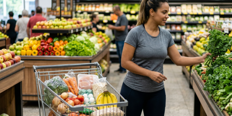 Como montar um carrinho de compras saudável e econômico para emagrecer