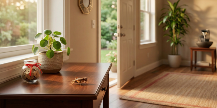 O que significa quando um grilo aparece dentro da sua casa, segundo o Feng Shui