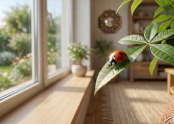 O que significa quando uma joaninha aparece dentro da sua casa, de acordo com o Feng Shui