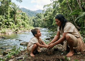 Provérbio indígena: “Não herdamos a Terra de nossos pais, nós a pegamos emprestada de nossos filhos.”