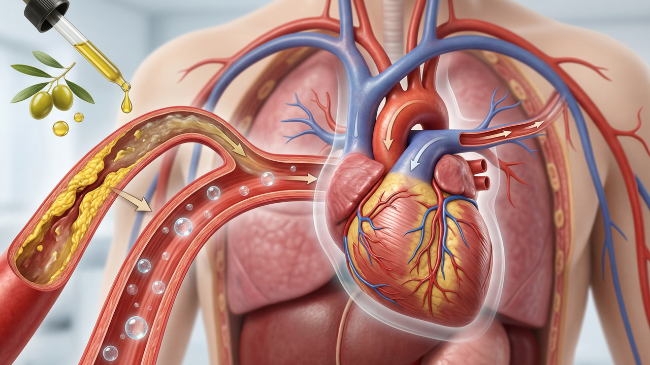 O que o azeite de oliva faz no fígado e na saúde cardiovascular