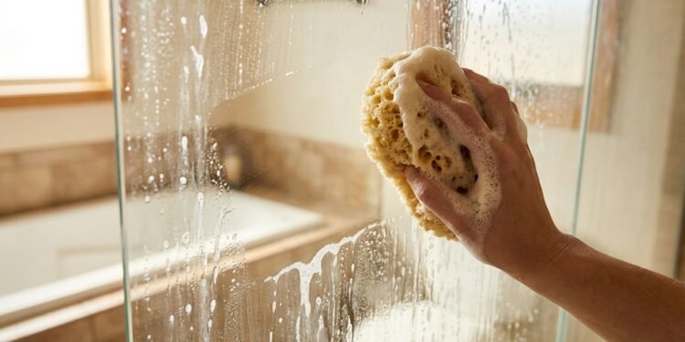 Limpar o box do banheiro com vinagre e bicarbonato: quais os benefícios e quando fazer isso