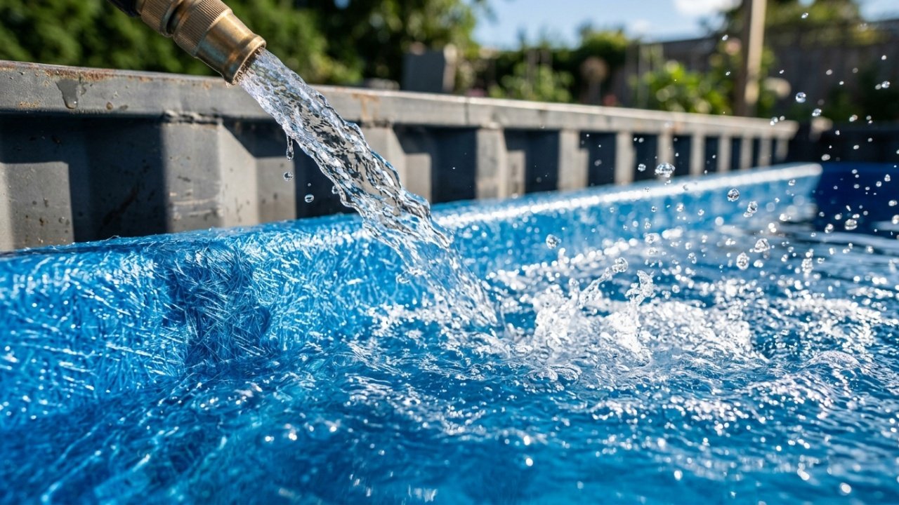 Piscina de contêiner para residências