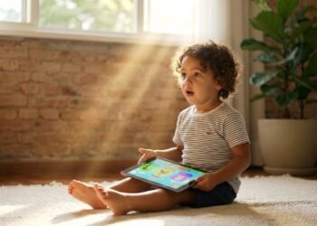 Nova guia do Reino Unido sobre uso de telas por crianças