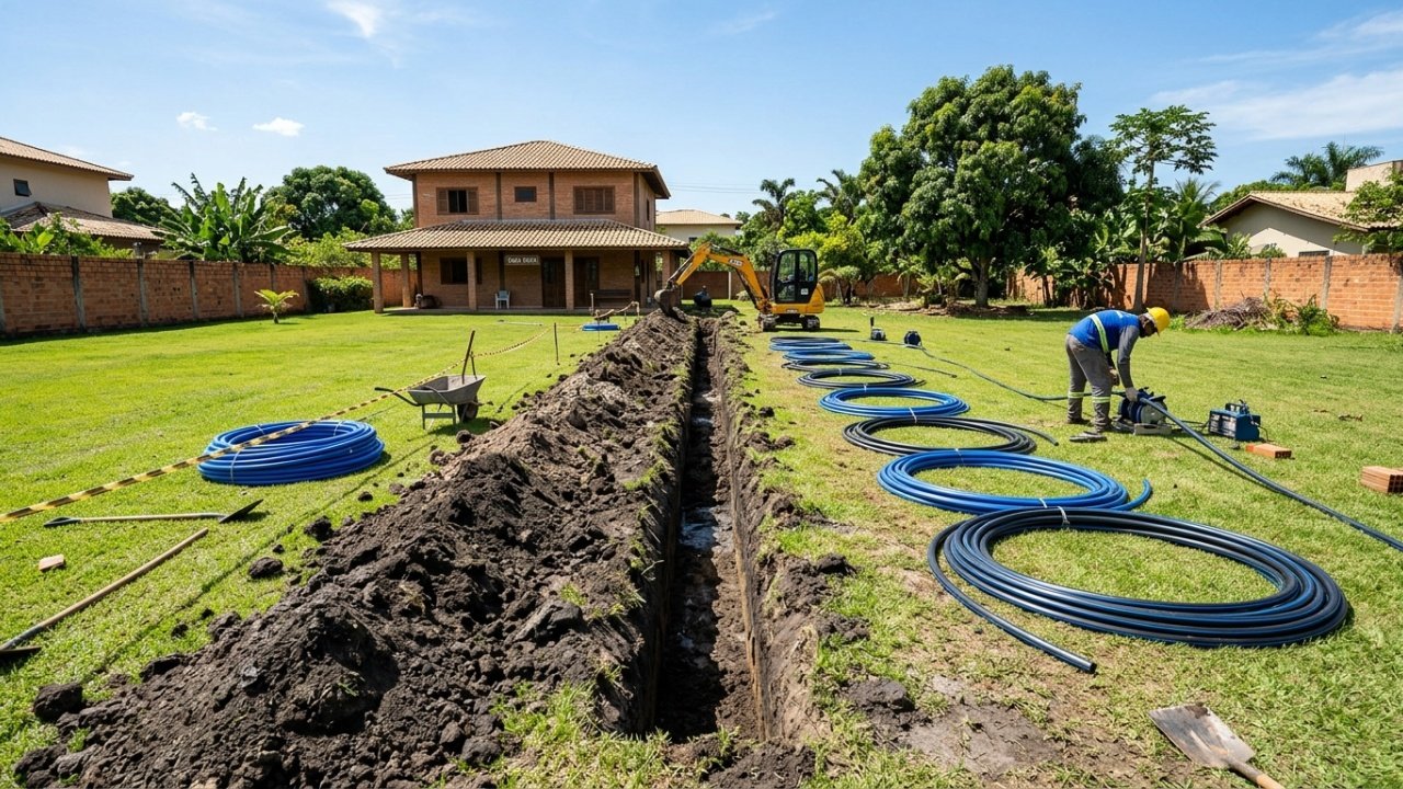 O uso do poço canadense para climatização residencial
