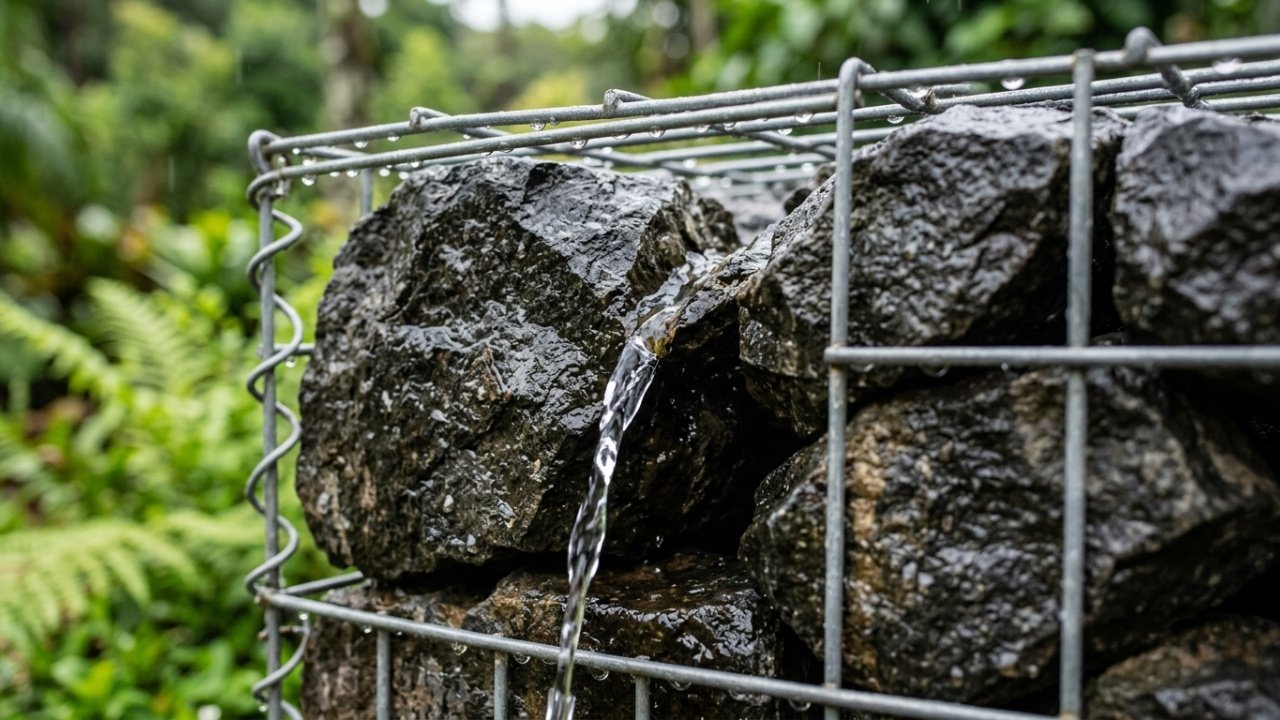 Muros de gabião na arquitetura residencial