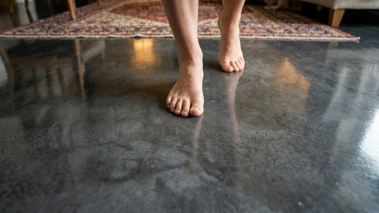 fazer um piso de cimento queimado sem trincas usando juntas de dilatação e resina