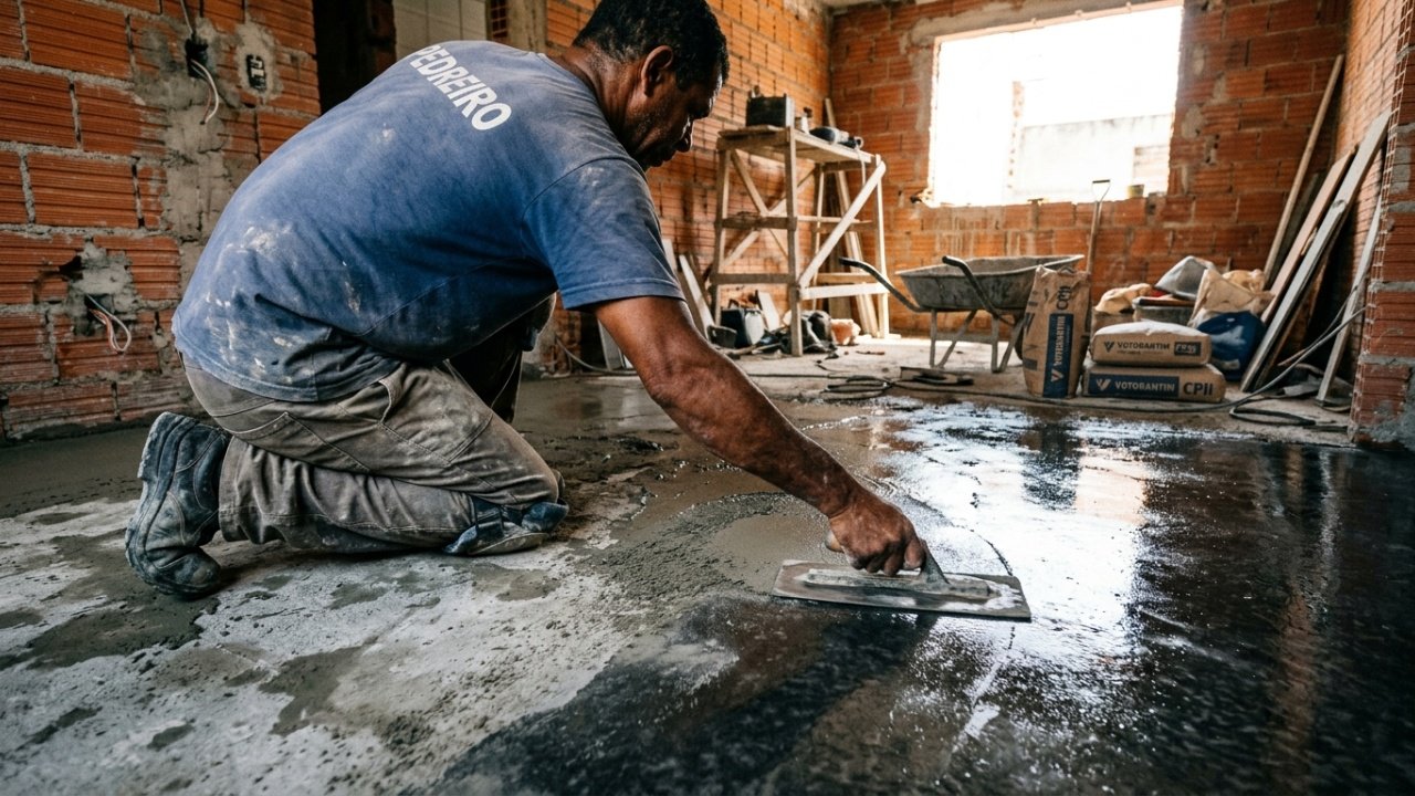 fazer um piso de cimento queimado sem trincas usando juntas de dilatação e resina