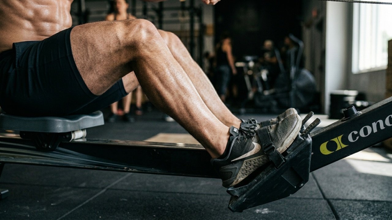 O uso correto do aparelho de remo indoor