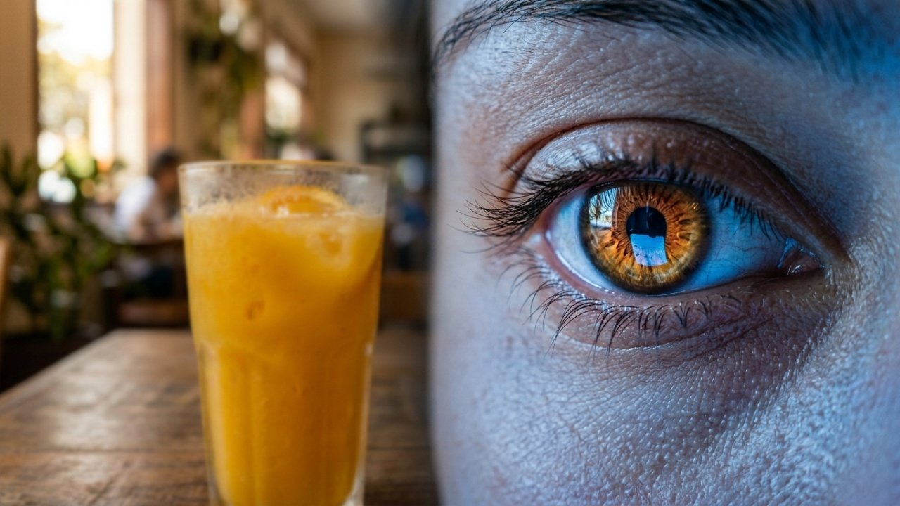 Vitamina alaranjada para fadiga visual