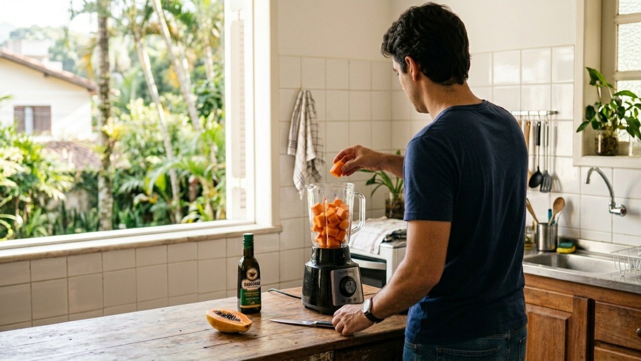 Vitamina alaranjada para fadiga visual