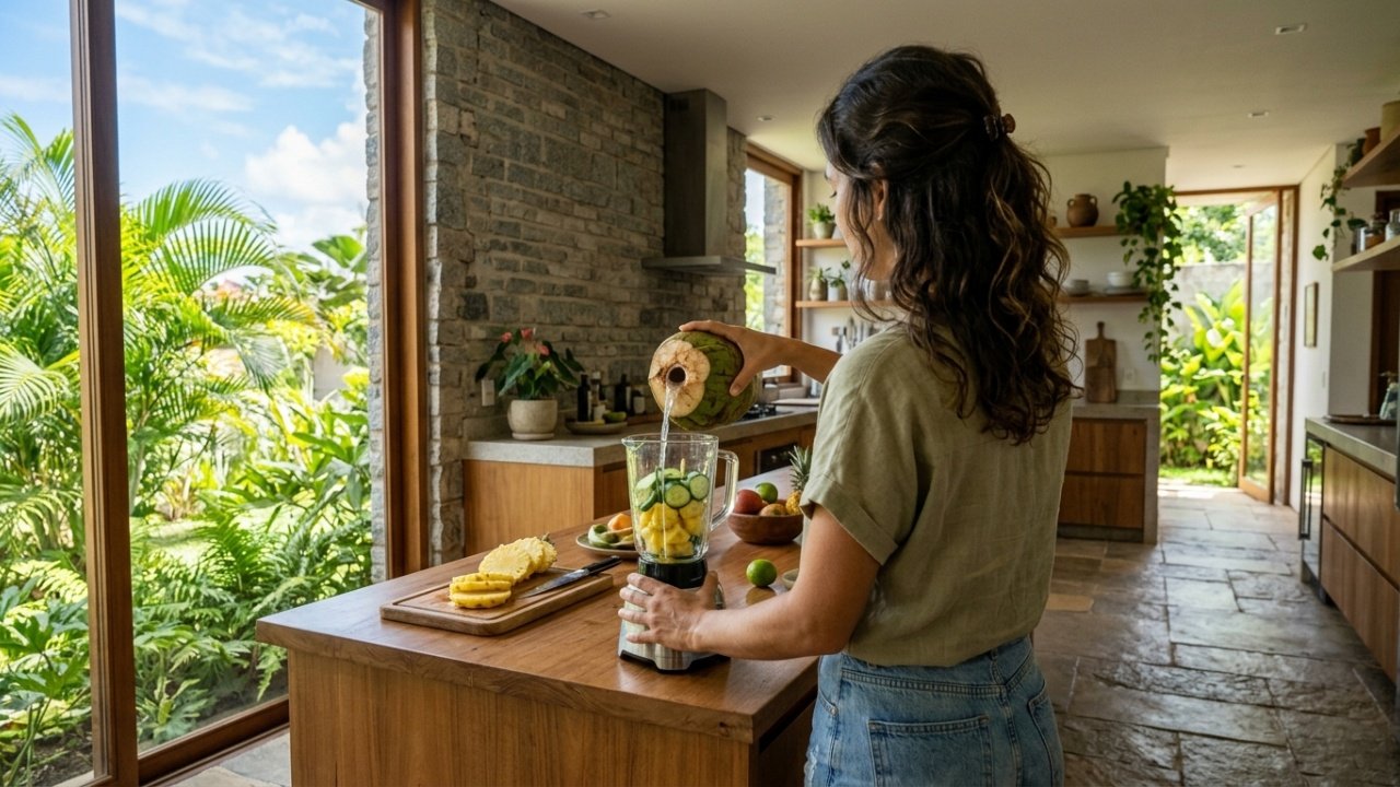 Suco natural para reduzir o inchaço nas pernas