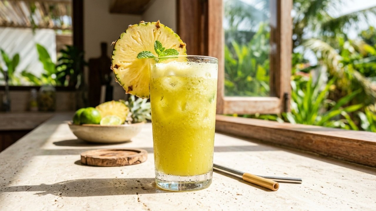 Suco natural para reduzir o inchaço nas pernas
