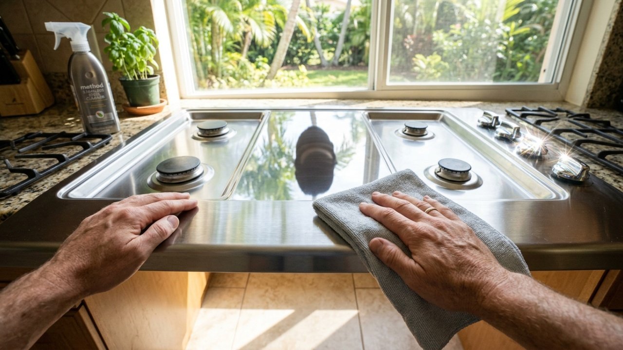 Como limpar gordura do fogão sem produtos químicos