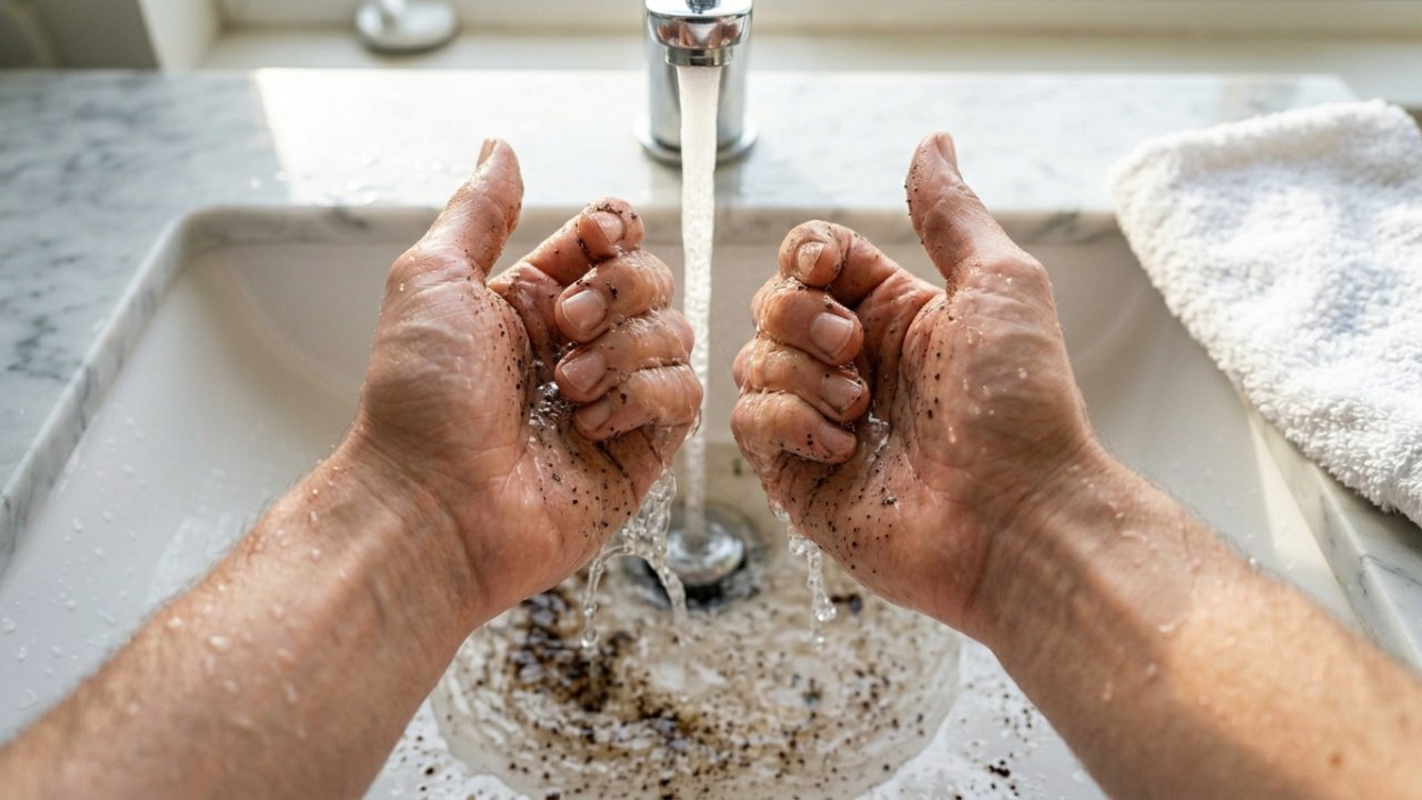 Cuidados caseiros para as mãos com café e açúcar