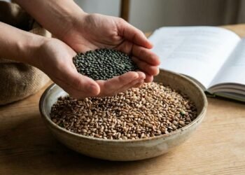 Com o objetivo de fornecer Vitamina B9, a lentilha funciona como um antidepressivo natural que afasta a névoa mental e o mau humor