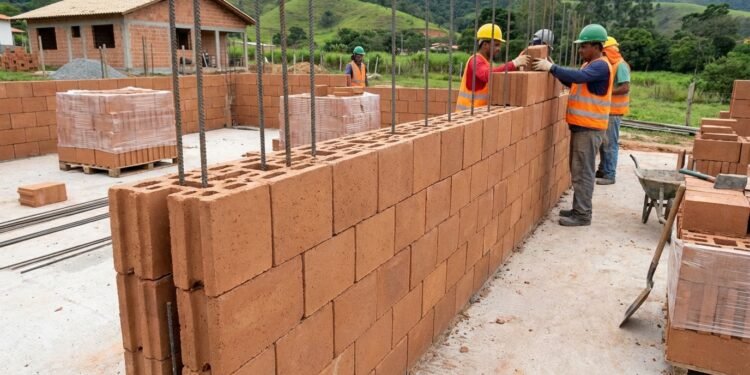 O tijolo de montar que esconde os canos por dentro e permite levantar 1 parede inteira sem usar 1 gota de argamassa