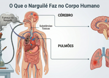 O que o narguilé faz no pulmão e na oxigenação do cérebro