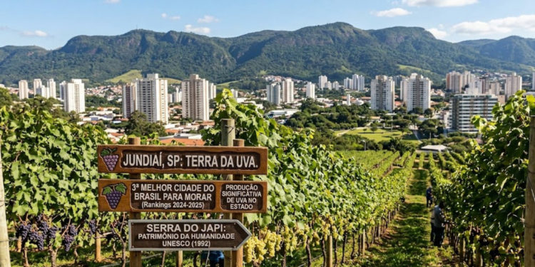 A 3ª melhor cidade do Brasil para morar produz 30% da uva de São Paulo e tem uma serra tombada pela Unesco