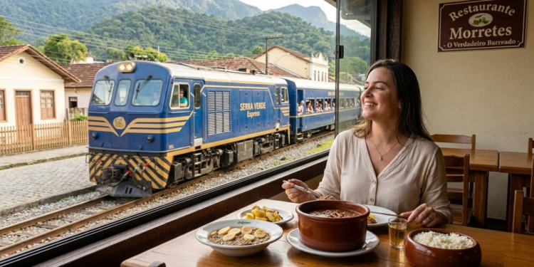 A cidade que serve como nenhuma o prato mais típico do Paraná e recebe um dos trens mais bonitos do mundo a 70 km de Curitiba