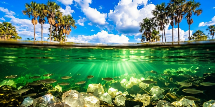 Um lugar místico a 1.189 m de altitude cresceu sobre uma mina de quartzos e guarda cachoeiras e um dos céus mais limpos do Brasil