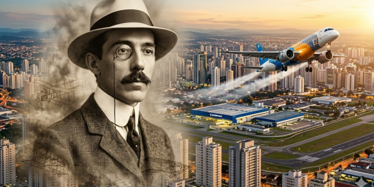 Santos Dumont previu a “cidade perfeita para uma escola de aviação”, e hoje ela fabrica aviões e é a 5ª melhor para viver no Brasil