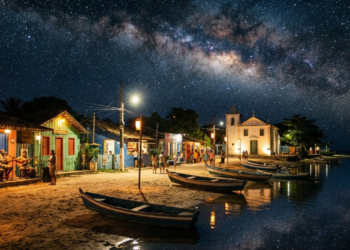 A vila no Nordeste onde não há asfalto e a fiação foi enterrada para não roubar o brilho das estrelas é uma das praias mais bonitas do mundo