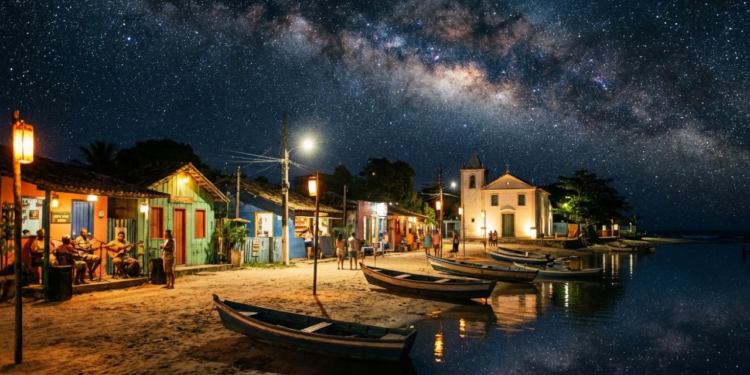 A vila no Nordeste onde não há asfalto e a fiação foi enterrada para não roubar o brilho das estrelas é uma das praias mais bonitas do mundo