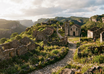 A “Machu Picchu Brasileira” virou vila quase fantasma na Bahia após queda do garimpo e perdeu 95% da população