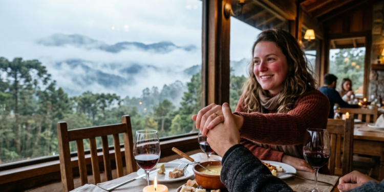 A Avenida Monte Verde concentra restaurantes, chocolaterias e galerias com arquitetura alpina. / Imagem ilutrativa