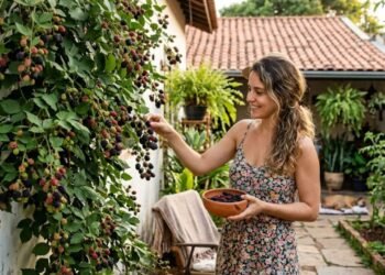 A fruta roxa fácil de plantar que muitas mulheres usam para equilíbrio hormonal
