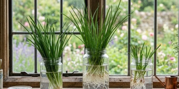 O segredo é manter as raízes parcialmente submersas