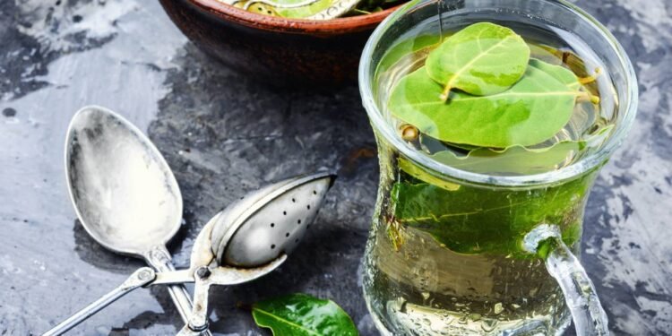 Benefícios do chá de louro para aliviar o inchaço abdominal noturno